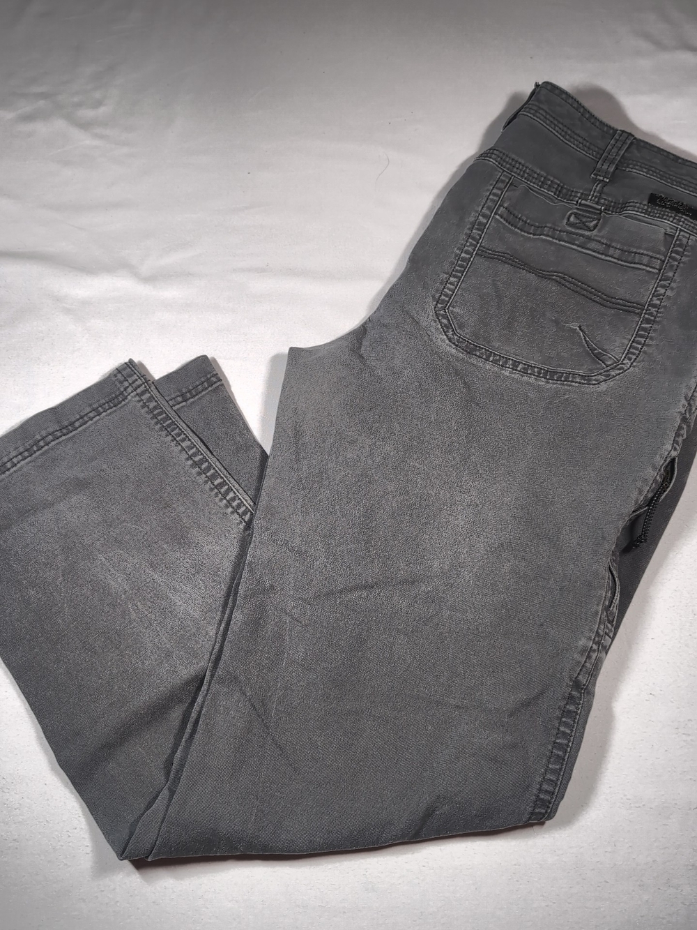 Men's Gray Casual Jeans